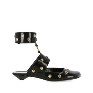 Chloe �N���G ���f�B�[�X �t���b�g�V���[�Y C24W05QOL001 Chloe Sandals Black Blacks and greys 371/2 381/2 38 36 39 40 37 �y���������E�֐ō��z
