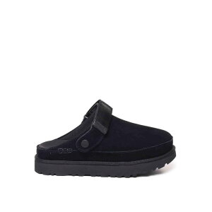 UGG AO fB[X T_ 1138252BLACK Suede Goldenstar mules Black 5 6 8 7 9 yE֐ōz