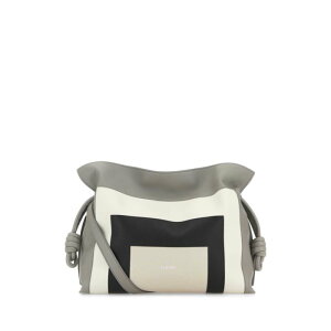 LOEWE ���G�x ���f�B�[�X �n���h�o�b�O�E�V�����_�[�o�b�O A411FC1XDDGREYLIGHTGHOST Multicolor nappa leather LOEWE x Josef and Anni Albers medium Flamenco clutch Multicoloured onesize �y���������E�֐ō��z