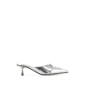 【楽天スーパーセール 最大80%OFF+P2倍~】JIMMY CHOO ジミー チュウ レディース パンプス・ハイヒール SCARLETTMULE50BYKSILVER Silver leather Scarlett mules Silver 371/2 381/2 36 37 38 39 40 41 38.5 37.5 36.5 【送料無料・関税込】