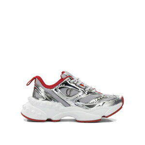Christian Louboutin �N���X�`���� ���u�^�� ���f�B�[�X �X�j�[�J�[ 1260214SV20 Sneakers & Slip-On Silver 371/2 381/2 36 37 38 39 40 �y���������E�֐ō��z