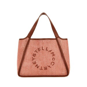 Stella McCartney �X�e�� �}�b�J�[�g�j�[ ���f�B�[�X �g�[�g�o�b�O 502793WP01917552 Pink raffia Stella Logo shopping bag Pink onesize �y���������E�֐ō��z