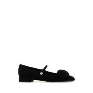 Valentino Garavani ���@�����e�B�m ���f�B�[�X �t���b�g�V���[�Y 5W0S0KI3JIV0NO Black crepe Bowjane ballerinas Black 35 36 37 38 39 40 36.5 37.5 38.5 41 �y���������E�֐ō��z