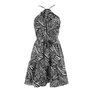 MICHAEL KORS �}�C�P���E�R�[�X ���f�B�[�X �����s�[�X�E�h���X�E�I�[���C������ MS482EAETX048 Halter neckline mini dress Black S �y���������E�֐ō��z