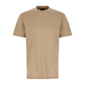 Brioni �u���I�[�j �����Y T�V���c�E�J�b�g�\�[ UJSY0LOD6209595 Carbonated cotton t-shirt Beige L M XL 2XL �y���������E�֐ō��z