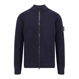 STONE ISLAND ストーンアイランド メンズ ニット・セーター・カーディガン K2S155100062S00A1V0020 Cardigan in Mixed Virgin Wool Certified Blue L M 2XL S XL 3XS 【送料無料・関税込】