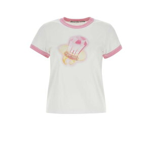 alexanderwang ALT_[ fB[X TVcEJbg\[ 1CC3241917972 White cotton t-shirt White XS M S L 2XS yE֐ōz