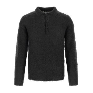 AURALEE �I�[�����[ �����Y �j�b�g�E�Z�[�^�[�E�J�[�f�B�K�� A25AP01KMINKBLACK Polo Super Kid Mohair Black 3 4 5 0 �y���������E�֐ō��z