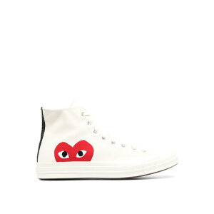 yyVubNtCf[ő80%OFF+P2{~zPLAY Comme Des Garcons vC RfM\ fB[X Xj[J[ AZK1120922 Ct70 hi top red sole White 5.5 5 4 7 6 yE֐ōz