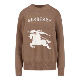【楽天スーパーセール 最大80%OFF+P2倍~】Burberry バーバリー レディース ニット・セーター・カーディガン 8115640 Wool and Cashmere Sweater Brown L M S 【送料無料・関税込】