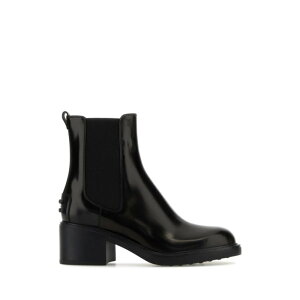 Tod's �g�b�Y ���f�B�[�X �u�[�c XXW73L0JK00AKTB999 Black leather ankle boots Black 371/2 361/2 381/2 IT36 IT361/2 IT37 IT371/2 IT38 IT381/2 IT39 IT40 36 37 38 39 40 36.5 37.5 38.5 41 35 40.5 34 39.5 �y���������E�֐ō��z