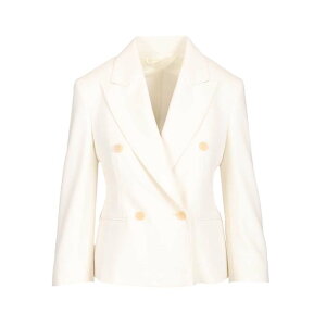 Max Mara �}�b�N�X�}�[�� ���f�B�[�X �u���U�[�E�W���P�b�g 2611041151600435001 Wool canvas crop blazer White IT34 IT36 IT38 IT40 IT42 IT44 IT46 IT48 IT50 IT52 IT54 �y���������E�֐ō��z