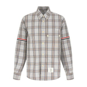Thom Browne �g���E�u���E�� �����Y �V���c�E�u���E�X MWL430OF1098996 ' Oversized RWB' shirt Multicolor 1 2 3 4 5 �y���������E�֐ō��z