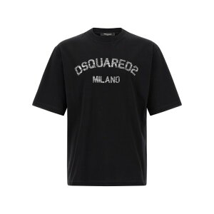 Dsquared2 �f�B�[�X�N�G�A�[�h �����Y T�V���c�E�J�b�g�\�[ S74GD1476D20020962X 'Faded Milano' T-shirt Black L M S XL 2XL XS �y���������E�֐ō��z