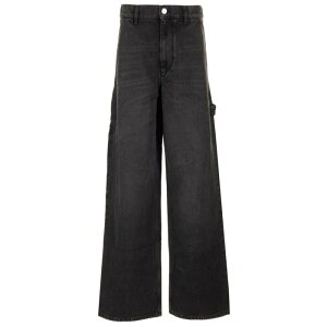 Isabel Marant Etoile �C�U�x�� �}���� �G�g���[�� ���f�B�[�X �W�[���Y 24APA0396FAB3H02E02FK Solene workwear jeans Black FR36 FR30 FR32 FR34 FR38 FR40 FR42 FR44 FR46 FR48 FR50 FR52 FR54 34 36 38 40 42 44 46 48 50 52 �y���������E��