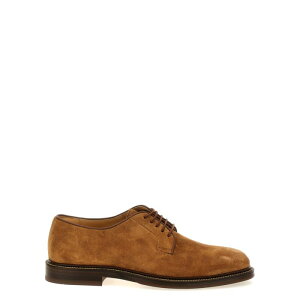 Brunello Cucinelli ulEN`l Y [XAbv MZUPEAU724C8050 Suede derby Brown IT40 IT41 IT42 IT43 IT44 IT45 40 41 42 43 44 45 yE֐ōz