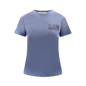 Golden Goose �S�[���f���O�[�X ���f�B�[�X T�V���c�E�J�b�g�\�[ GWP02322P00212450270 T-Shirt In Cotone Blue S M XS L 3XS �y���������E�֐ō��z