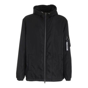 yyVC[OXӍՍő80%OFF+P2{~zMOSCHINO XL[m Y JWAWPbg 062570152555 Logo charm padded jacket in black Black 52 yE֐ōz