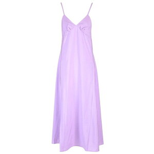 Maison Kitsune ���]�� �L�c�l ���f�B�[�X �����s�[�X�E�h���X�E�I�[���C������ MW01604WF0026P502 Lilac maxi dress Violet FR30 FR32 FR34 FR36 FR38 FR40 FR42 FR44 FR46 FR48 FR50 FR52 FR54 40 �y���������E�֐ō��z