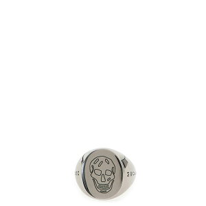 yyV}\ ő80%OFF+P2{zAlexander McQUEEN ALT_[E}bNC[ Y O 836675J161N0446 'Signet' ring Silver 17 19 21 yE֐ōz