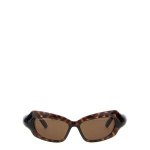 Balenciaga oVAK Y TOXEACEFA 794307T00077623 'Palazzo Rectangle' sunglasses Brown onesize yE֐ōz