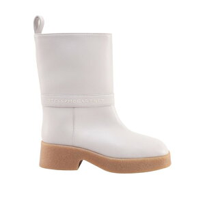 Stella McCartney ステラ マッカートニー レディース ブーツ 810131AP00M09730 Alter mat boots with embossed logo Beige 39 【送料無料・関税込】