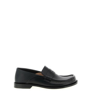 LOEWE ���G�x �����Y ���[�t�@�[ M816290X471100 'Campo Flap Back' loafers Black 391/2 401/2 411/2 421/2 431/2 441/2 451/2 39 40 41 42 43 44 45 46 47 48 49 �y���������E�֐ō��z