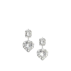 self-portrait �Z���t�E�|�[�g���C�g ���f�B�[�X �s�A�X�E�C�������O 600ESILVER Crystal Pearl Heart Earrings Silver onesize �y���������E�֐ō��z