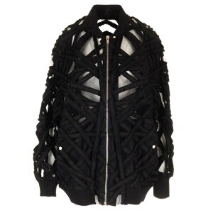 yyVC[OXӍՍő80%OFF+P2{~zRick Owens bN IEGX fB[X JWAWPbg RO01D2796 Cropped jacket in denim and tulle Black IT38 IT40 IT32 IT34 IT36 IT42 IT44 IT46 IT48 IT50 IT52 IT54 IT56 