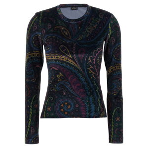 ETRO �G�g�� ���f�B�[�X T�V���c�E�J�b�g�\�[ WRJB002699IAS53X0887 Chenille sweater Multicolor XL L XS S M �y���������E�֐ō��z