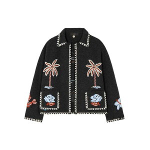 ALANUI �A���k�C ���f�B�[�X �J�W���A���W���P�b�g LWHQ01BE25KNI0020784 Remember Me Jacke Black M S �y���������E�֐ō��z