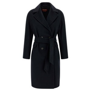 Max Mara Studio �}�b�N�X�}�[�� �X�e���f�B�I ���f�B�[�X �R�[�g 2526016092600030 'Panteon' coat Blue IT38 IT40 IT42 IT44 IT46 �y���������E�֐ō��z