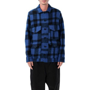 JUNYA WATANABE �W������ ���^�i�x �����Y �J�W���A���W���P�b�g WPJ0090512 Junya Watanabe Coats Blue Blue and green M L �y���������E�֐ō��z