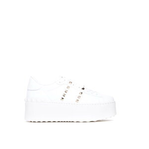 Valentino Garavani ���@�����e�B�m ���f�B�[�X �X�j�[�J�[ S0GG8BHS0BO Flatform Rockstud Untitled Trainer Sneakers White 37 40 39 36 35 38 36.5 37.5 38.5 �y���������E�֐ō��z