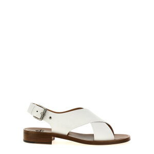Church's �`���[�` ���f�B�[�X �T���_�� DX01049FGF0ABK Crossed band sandals White 37 39 36 37.5 38 38.5 39.5 41 �y���������E�֐ō��z