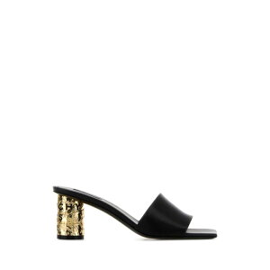 GIVENCHY �W�o���V�B ���f�B�[�X �T���_�� BE30AGE1J7001 Black leather Tape mules Black IT37 IT38 IT39 IT40 IT41 IT36 39 37 41 40 38 36 35 �y���������E�֐ō��z