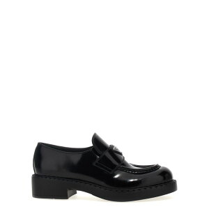 Prada �v���_ ���f�B�[�X ���[�t�@�[ 1D246MFG050ULSF0002 'Chocolate' loafers Black 39 40 35.5 36 36.5 37 37.5 38 38.5 41 35 39.5 40.5 42 �y���������E�֐ō��z