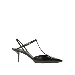 Max Mara �}�b�N�X�}�[�� ���f�B�[�X �p���v�X�E�n�C�q�[�� 2514521291600002 Slingback In Abraded Leather Black 36 38 37 �y���������E�֐ō��z