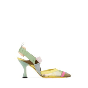 FENDI �t�F���f�B ���f�B�[�X �p���v�X�E�n�C�q�[�� 8J6851AY1BF1WC1 Multicolor mesh Colibri pumps Multicoloured 36 37 37.5 38 38.5 39 40 41 �y���������E�֐ō��z
