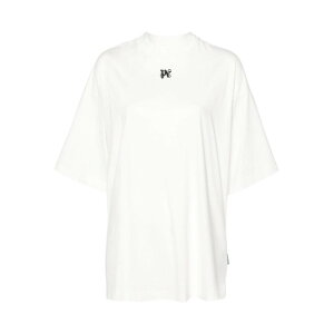 Palm Angels �p�[���G���W�F���X ���f�B�[�X T�V���c�E�J�b�g�\�[ PWAA017F24JER0040310 Wing Pencil Loose T-Shirt White XS �y���������E�֐ō��z