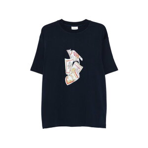 Drole De Monsieur �h���[���h���b�V�� �����Y T�V���c�E�J�b�g�\�[ KTS311CO002NAVY T-shirt Drole De Monsieur BLUE S M L XL 2XL �y���������E�֐ō��z