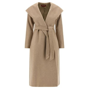 【楽天お買い物マラソン 最大80%OFF+P2倍】Max Mara Studio マックスマーラ ステュディオ レディース コート 2526016052600005 'Danton' coat Beige IT40 IT42 IT44 IT46 【送料無料・関税込】