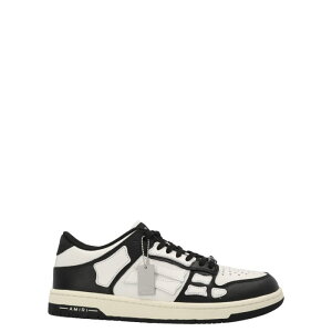 AMIRI �A�~�� �����Y �X�j�[�J�[ PXMFS002004 'Skel Top Low' sneakers White/Black IT40 IT41 IT42 IT43 IT44 IT45 IT46 IT47 IT48 40 41 42 43 44 45 46 �y���������E�֐ō��z