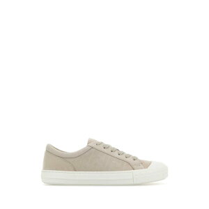 FENDI �t�F���f�B �����Y �X�j�[�J�[ 7E1772AN8BF0EJB Light grey leather Domino sneakers Grey 40 41 42 43 44 45 6 6.5 7 7.5 8 8.5 9 10 �y���������E�֐ō��z