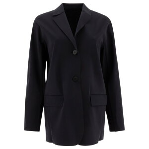 Max Mara �}�b�N�X�}�[�� ���f�B�[�X �u���U�[�E�W���P�b�g 2511911028600LESENA002 Single-breasted jersey blazer Blue XS L M S �y���������E�֐ō��z