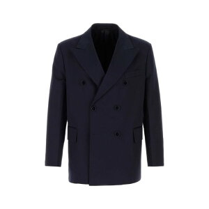 Prada �v���_ �����Y �u���U�[�E�W���P�b�g UGM405SOOO1UPXF0124 Navy blue cotton blazer Blue 48 50 �y���������E�֐ō��z