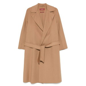 【楽天お買い物マラソン 最大80%OFF+P2倍】Max Mara Studio マックスマーラ ステュディオ レディース コート CLES651024 Coat Max Mara Studio BROWN IT36 IT38 IT42 【送料無料・関税込】