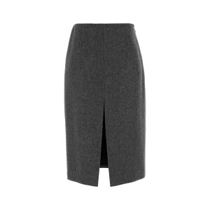 Prada �v���_ ���f�B�[�X �X�J�[�g P107ZSOOOC2OF0480 Dark grey wool skirt Grey 38 40 42 44 �y���������E�֐ō��z