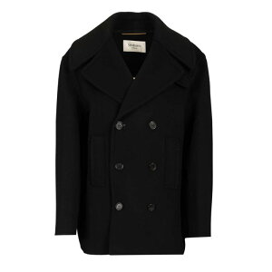 Saint Laurent �T�����[���� ���f�B�[�X �R�[�g 838047Y060R1005 MANTEAU DOUBLE OUVRABLE Black FR30 FR32 FR34 FR36 FR38 FR40 FR42 FR44 FR46 FR48 FR50 FR52 FR54 36 38 34 �y���������E�֐ō��z