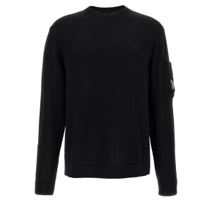C.P. Company V[s[Jpj[ Y jbgEZ[^[EJ[fBK 18CMKN077A110058A999 Mercerized cotton sweater Black L M XL 2XL yE֐ōz